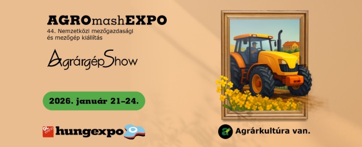 Ismét lesz AgrárgépShow a Hungexpon!_