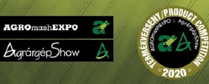 6. Hazai és nemzetközi mezőgép kiállítások, vásárok - AGROmashEXPO, AgrárgépShow 2020. Hazai és Nemzetközi Termékfejlesztési díj pályázat